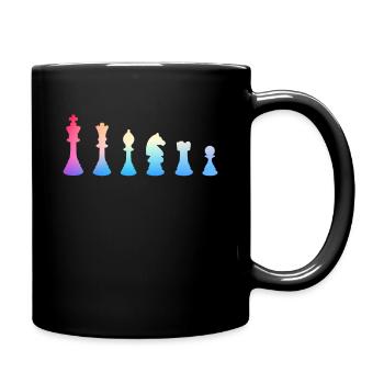 Chess Chess Player Chess Piece - Full Colour Mug - black - Right