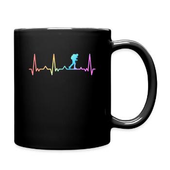 Randonnées Randonnées Randonnée Montagne Forêt - Mug uni - noir - Droite