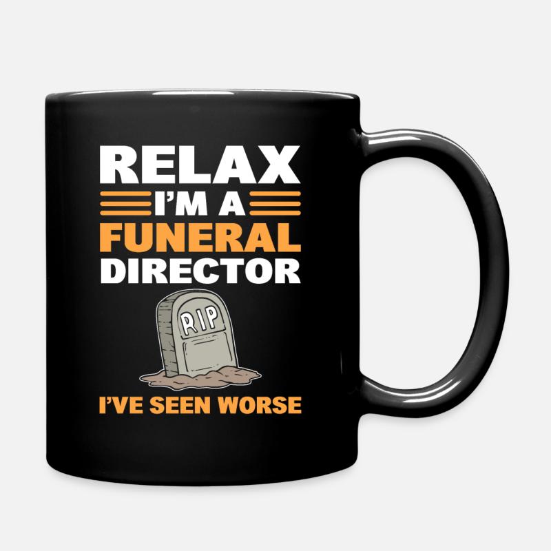 Détendez-vous je suis un - Mug uni - noir