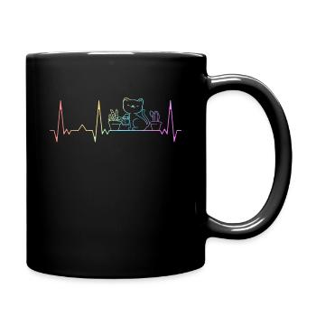 Chaton chaton Chat Animal Chats - Mug uni - noir - Droite