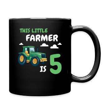 Cadeau 5 ans anniversaire garçon ou fille - Mug uni - noir - Droite