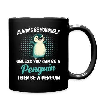 Penguin Penguins Animal - Full Colour Mug - black - Right