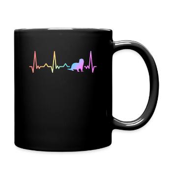 Otter Sea Otter - Full Colour Mug - black - Right