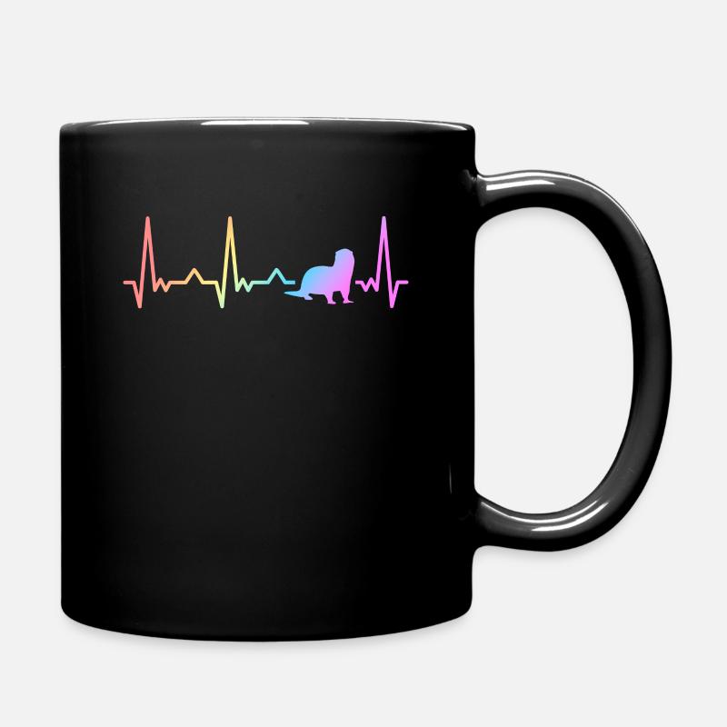 Otter Seeotter - Tasse einfarbig - Schwarz