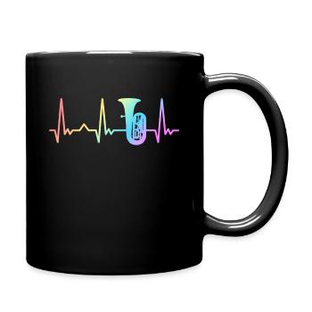 Tuba Tuba Player - Full Colour Mug - black - Right