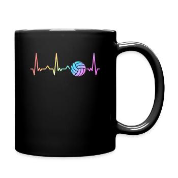 Volleyball Player Beach Volleyball Volleyball S - Full Colour Mug - black - Right
