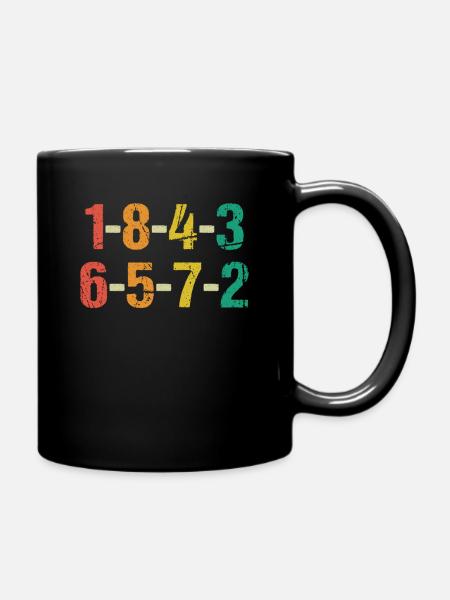 Moteur V8 8 cylindrées tuning de voiture de cylindrée - Mug uni - noir