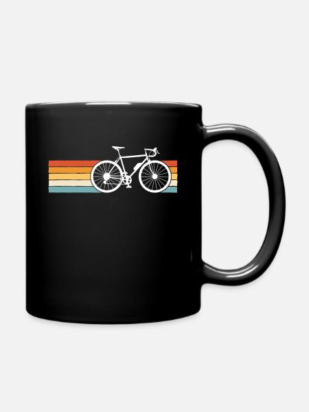 Vélo VTT Cycliste Vélo Descente - Mug uni - noir