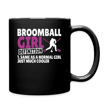 Fille de ballon-balai comme fille normale juste beaucoup plus cool - Mug uni - noir - Droite