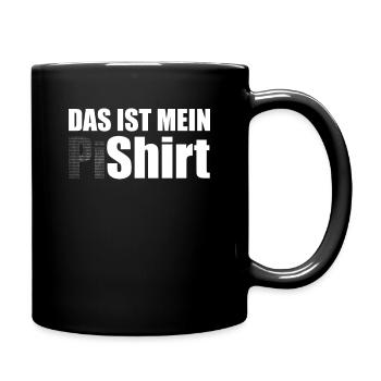 Pi Stellen Mathematik Nerd Kreiszahl Pi Symbol - Tasse einfarbig - Schwarz - Rechts