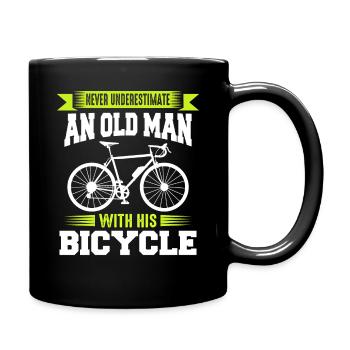 Vélo Vélo de montagne Cyclisme - Mug uni - noir - Droite