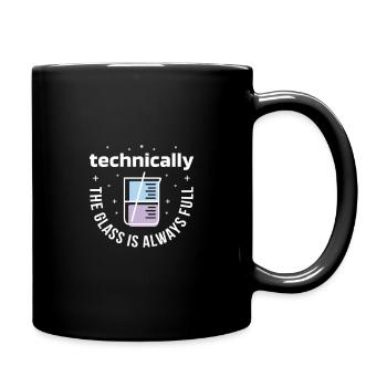 Chemiker Chemie Wissenschaft Atom Molecule - Tasse einfarbig - Schwarz - Rechts