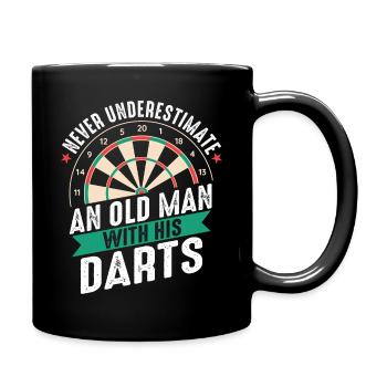 Fléchettes joueur jeu de fléchettes fléchettes sport - Mug uni - noir - Droite