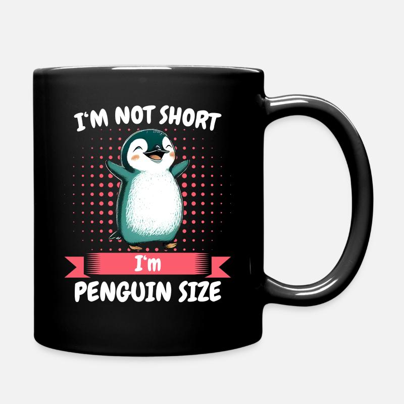 Pinguin Pinguine Tier - Tasse einfarbig - Schwarz