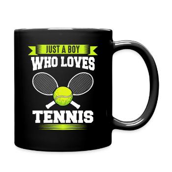 Tennis Tennis Player - Full Colour Mug - black - Right