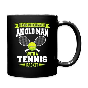 Tennis Tennis Player - Full Colour Mug - black - Right