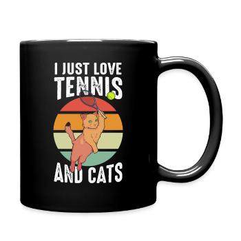 Tennis Tennis Player - Full Colour Mug - black - Right