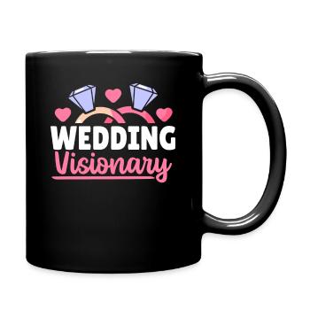 Planificateur de mariage visionnaire de mariage - Mug uni - noir - Droite