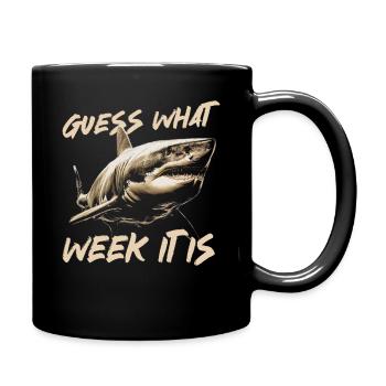 Shark, Ocean, Tiger Shark, Animal, Fish - Full Colour Mug - black - Right