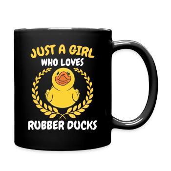 Canards en caoutchouc Salle de bain Canard jaune - Mug uni - noir - Droite