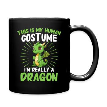 Dragon Mystic Dragon Fantasy - Full Colour Mug - black - Right