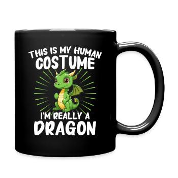 Dragon Mystic Dragon Fantasy - Full Colour Mug - black - Right