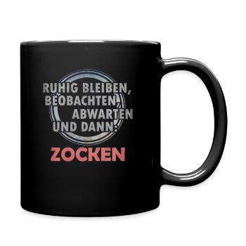 Gaming - Tasse einfarbig - Schwarz - Rechts