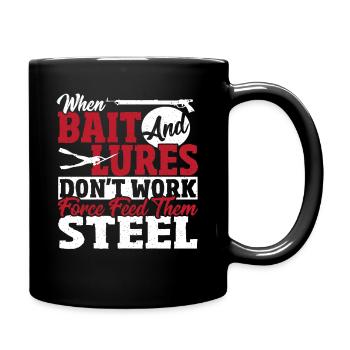 Chasseur sous-marin Si l’appât et l’appât ne - Mug uni - noir - Droite