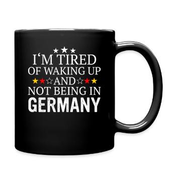 Allemagne Drapeau allemand Nation Pays - Mug uni - noir - Droite