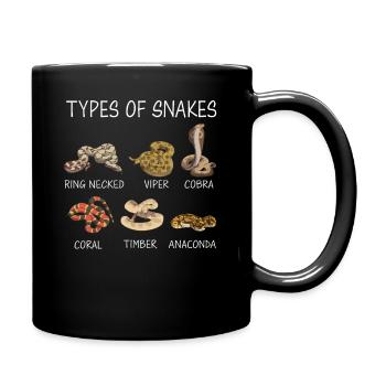 Snake, Snake, Animal - Full Colour Mug - black - Right