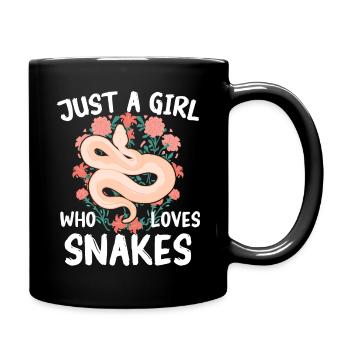 Snake, Snake, Animal - Full Colour Mug - black - Right