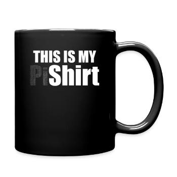 Pi Make Math Nerd Circle Number Pi Symbol - Full Colour Mug - black - Right
