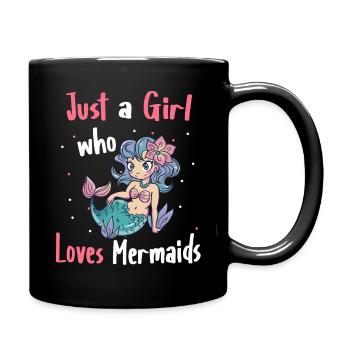 Mermaid Fable Mermaids Fairy Tale - Full Colour Mug - black - Right