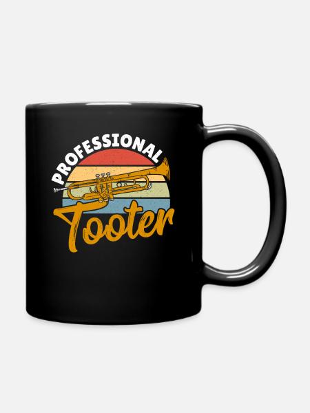 Trompeter Profi-Trompeter Spieler - Tasse einfarbig - Schwarz