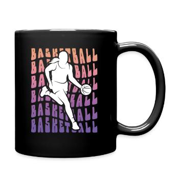 Basketball Women Girls Basketball Player - Full Colour Mug - black - Right
