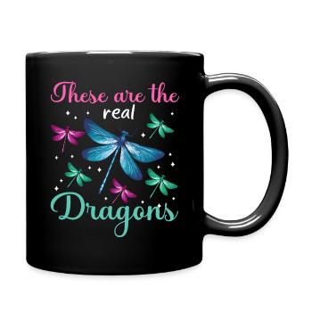 Libellule Libellules Insectes Nature - Mug uni - noir - Droite