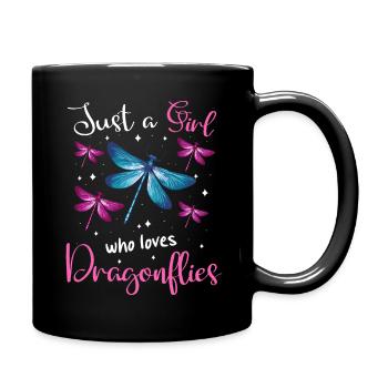 Libellule Libellules Insectes Nature - Mug uni - noir - Droite