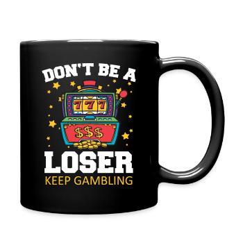 Casino Jeux de hasard Casino Las Vegas Joueurs - Mug uni - noir - Droite