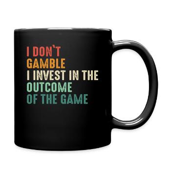 Casino Jeux de hasard Casino Las Vegas Joueurs - Mug uni - noir - Droite