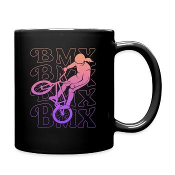 Vintage BMX cascades vélo enfants vélo BMX filles - Mug uni - noir - Droite