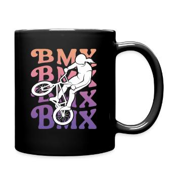 Vintage BMX Rider Enfants Vélo BMX Filles - Mug uni - noir - Droite