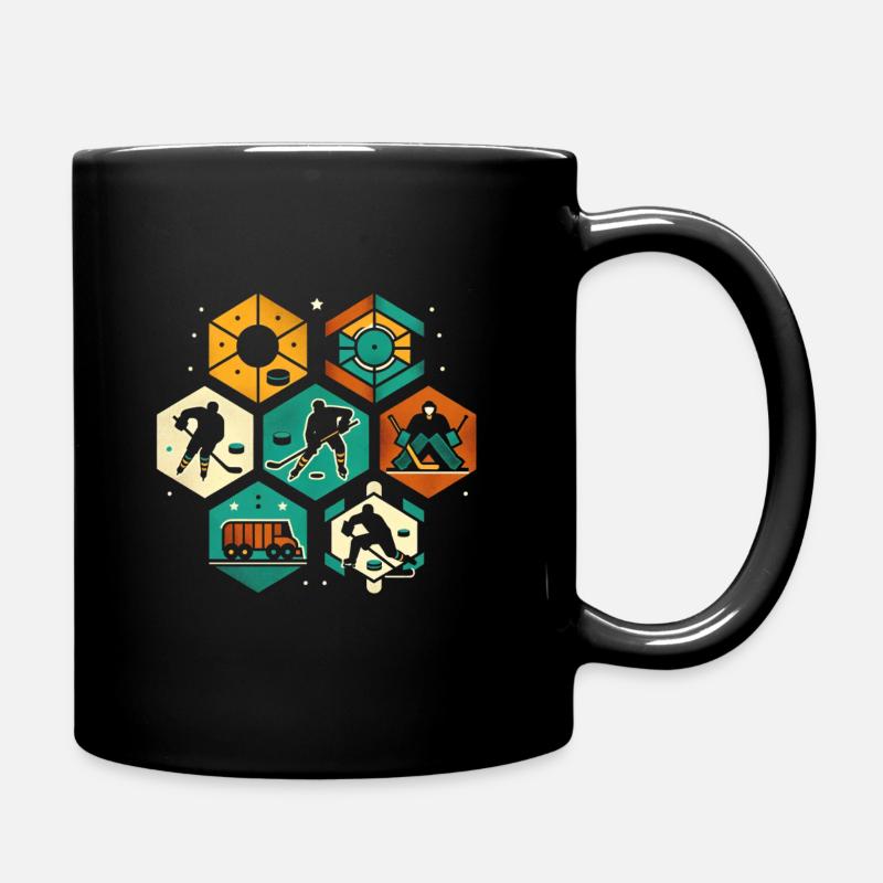 Hockey sur glace - Mug uni - noir