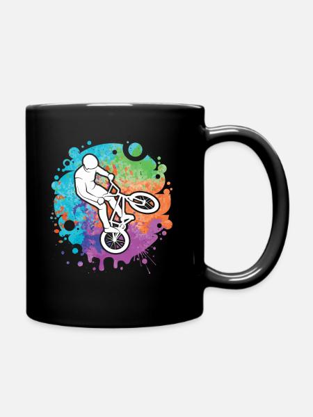 BMX Vélo Stunt Filles Garçons Vélo BMX Enfants - Mug uni - noir