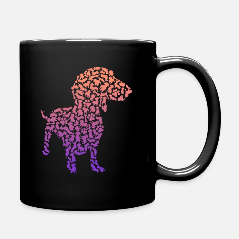 Dackel Mama Dachshund Besitzer Kinder Teckel - Tasse einfarbig - Schwarz