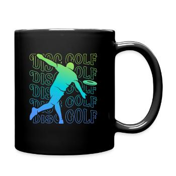 Disc Golf Disc Golf Disc Golfer Men - Full Colour Mug - black - Right