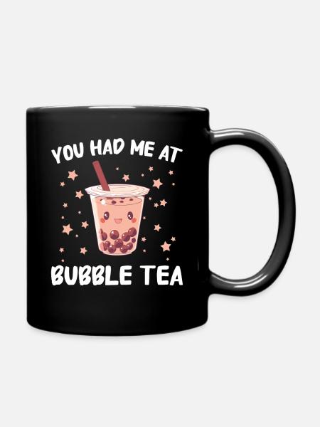 Bubble Tea Boba Tea Bubble Boba Tea - Full Colour Mug - black