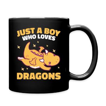 Dragon Mystic Dragon Fantasy - Full Colour Mug - black - Right
