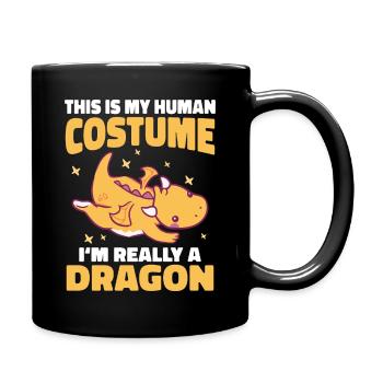 Dragon Mystic Dragon Fantasy - Full Colour Mug - black - Right