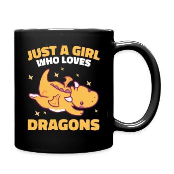 Dragon Mystic Dragon Fantasy - Full Colour Mug - black - Right