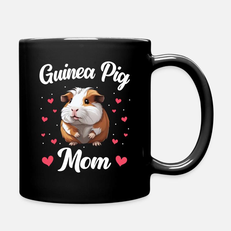 Meerschweinchen - Tasse einfarbig - Schwarz